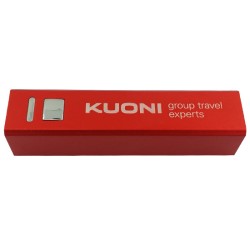 金屬殼USB流動充電器套裝  (移动电源)2600 mAh-Kuoni