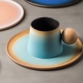 创意陶瓷咖啡木星杯碟套装