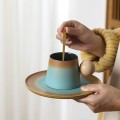 创意陶瓷咖啡木星杯碟套装