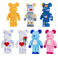 Violent bear series building blocks