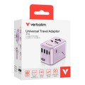  Verbatim 5 端口45W 通用旅行转插 (UTA-08)