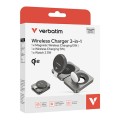 Verbatim 3-in-1 Qi2 Wireless Charger (WCDQi201)