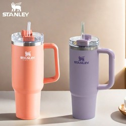 STANLEY 40oz insulated large-capacity straw cup