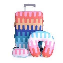 旅行行李箱防尘套三件套