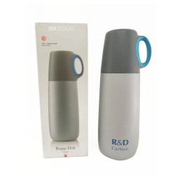 Bopp 都市雙層不銹鋼帶杯保溫瓶-藍色 (P433.225)-R&D Carbon