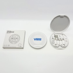 多功能充電線數據線便攜式收納盒-Vibro