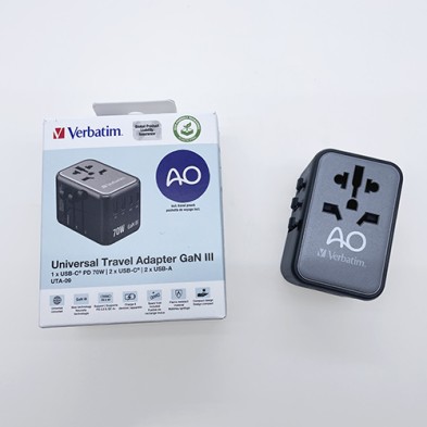 Verbatim GaN III 70W 通用旅行轉插座-UTA-09-AO