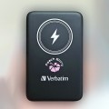 Verbatim 5000mAh Magnetic Wireless Power Pack-Peach Glory