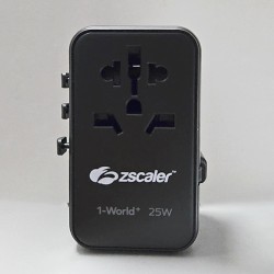 Verbatim Charge 'n' 旅行適配器 85W 可伸縮電纜 (CNT-02)-Zscaler