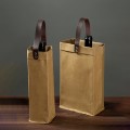 Washed Kraft Paper Double Wine Bag